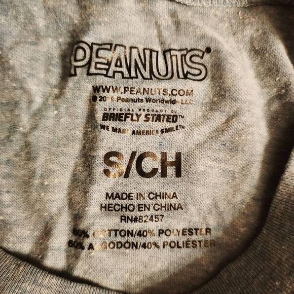 Peanuts Snoopy Holiday Christmas Tee T-Shirt ALL LIT UP Women's Small S Blue EUC - Picture 4 of 6